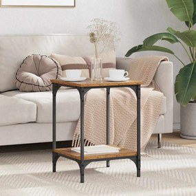 vidaXL Mesa de centro Madeira Antiga 40 x 40 x 55 cm