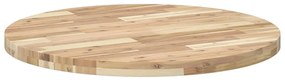 Tampo de mesa redondo Ø80x4 cm madeira de acácia maciça