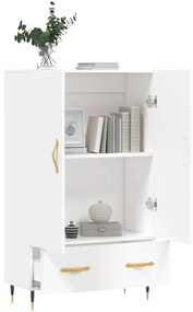 Aparador alto 69,5x31x115 cm derivados de madeira branco