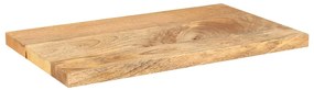 Tampo de mesa retangular 50x40x2,5 cm mangueira maciça