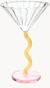 Copos de cocktail em vidro de borosilicato Curve, conjunto de 2