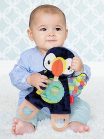 Peluche papagaio-do-mar para morder Infantino  multicolor