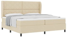 Cama Box com Colchão - Creme - 200x200 cm
