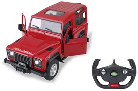 Carro telecomandado Land Rover Defender 1:14 2,4GHz Portas manuais Vermelho