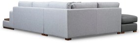 Sofá de Canto Loop – Cinzento Claro – 246 cm x 308 cm