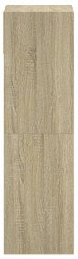 Sapateira 60x34x116 cm derivados de madeira carvalho sonoma