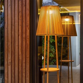 Candeeiro de pé sem fios OKINAWA LUZ BRANCA SOLAR + BATERIA RECARREGÁVEL HOTEL, CASA, JARDIM, RESTAURANTE, BAR