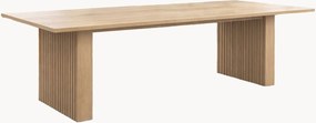 Mesa de jantar extensível em madeira de seringueira Humble