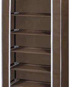 Sapateira com tampa 57 x 29 x 162 cm Castanho