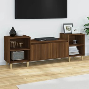 Móvel de TV Malva de 160 cm - Castanho - Design Moderno