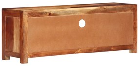 Móvel de TV 110x30x40 cm madeira de acácia maciça