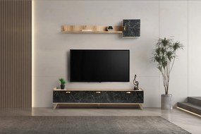 Unidade TV Sumer – Carvalho e Mármore – 178x34,6x44,8 cm