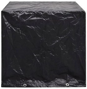 Capas para mobiliário de jardim 2 pcs 8 ilhós 122x112x98 cm