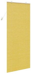 Persianas e Sombras de Janela Amarelo 90 x 220 cm Bambu