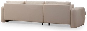 Sofá de Canto Lily – Creme – 290 x 165 cm