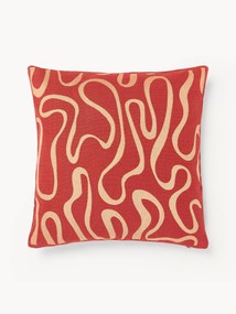 Capa de almofada para exterior com padrão de ondas Shanti