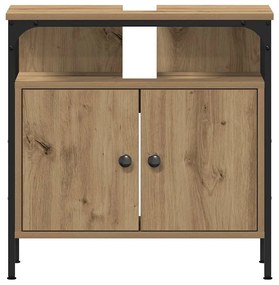 Conjunto de Mesa de Maquilhagem de 3 Peças em Madeira de Carvalho Arti