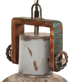Candeeiro suspenso industrial redondo 25W 30 cm E27 multicor