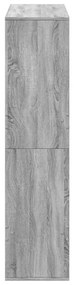 Divisória 100x33x135 cm derivados de madeira cinzento sonoma