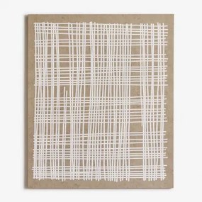 Tela Decorativa 100x120 Cm Helior Cores Naturais - Sklum