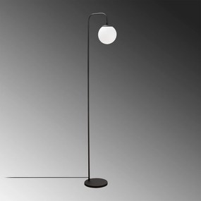 Candeeiro de Pé Viran – Preto e Creme – 27 x 27 x 146 cm
