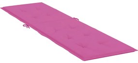Almofadão p/ cadeira de terraço tecido oxford rosa