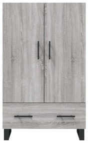 Armário alto derivados de madeira 69,5x31x115cm cinza sonoma