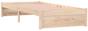 Estrutura cama pequena solteiro 75x190 cm madeira maciça