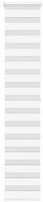 vidaXL Cortina de zebra 40x200 cm largura do tecido 35,9 cm poliéster