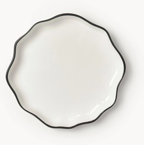 Prato de pequeno-almoço em porcelana Bia, 4 uni.