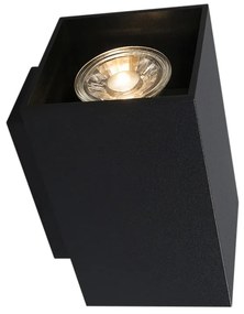 LED Aplique moderno preto 2-lâmpadas-WiFi-GU10 - SANDY Design,Moderno