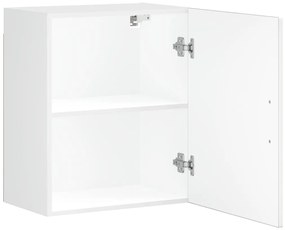 Armários parede cozinha 2 pcs Porto madeira engenheirada branca