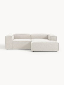 Sofá de canto modular em bouclé Lennon (3 lugares)