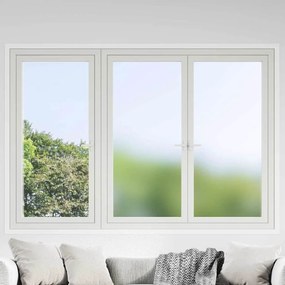 vidaXL Filme de Janela Estática Cinza Fosco 60 x 2000 cm PVC