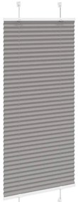 Antracite Plissada Cega 60x100 cm Largura Tecido 59,4 cm