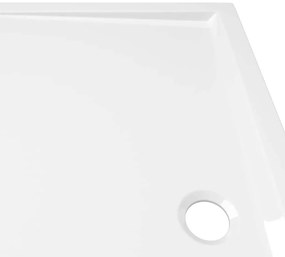 Base de chuveiro retangular 70x120 cm ABS branco