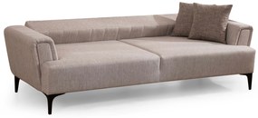 Sofá-cama de 3 Lugares Hamlet – Bege – 230 cm x 95 cm x 77 cm