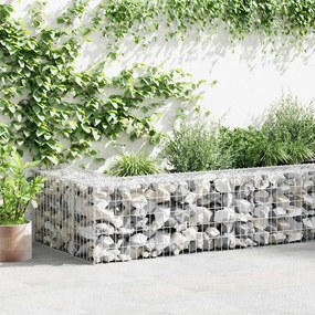 Muro gabião com tampas aço galvanizado 900x30x50 cm
