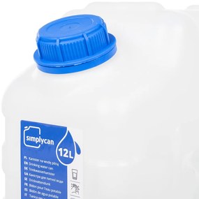Recipiente de água com torneira transparente 10 L plástico