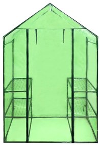 Estufa com acesso Greenhouse com 4 Prateleiras