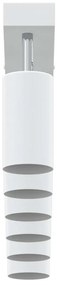 Spotlight de Teto 6 Direções Ajustáveis Branco GU10