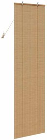 Persianas e Sombras de Janela Marrom Claro 60 x 220 cm Bambu