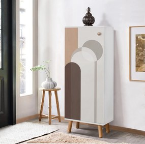 Sapateira Vegas – Branco – 50 x 135 x 38 cm