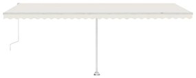 Toldo automático independente 600x300 cm cor creme