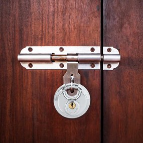 vidaXL Trancas Discus com Chaves 2 pcs Prateado 7 x 2.4 x 7 cm