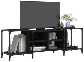 Móvel para TV 153x37x50 cm derivados de madeira preto