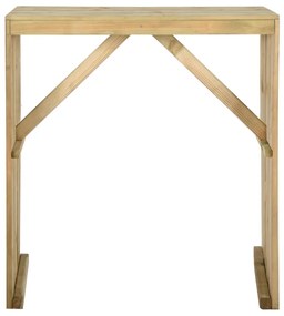 Mesa de bar 100x60x110 cm pinho impregnado