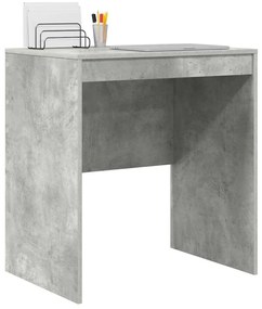 Secretária de Escrita Cinza Concreto MDF com visual concreto