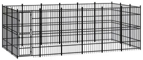 Canil de exterior 16,59 m² aço