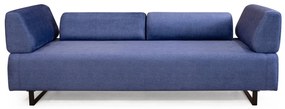 **** Sofá-cama de 3 lugares Infinity – Azul – 220 cm x 90 cm x 80 cm